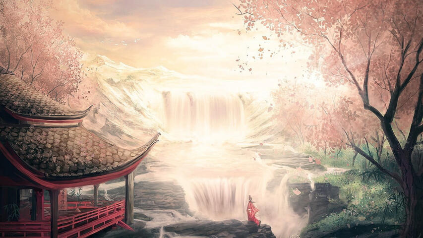 The Falls during Hanami